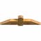 Ekena Millwork Eugene Rough Sawn Timber Gable Bracket, Western Red Cedar, 48"W x 12"H x 4"D x 6"F, 6/12 Pitch GBW048X12X0406EUG00RWR - alternate 4